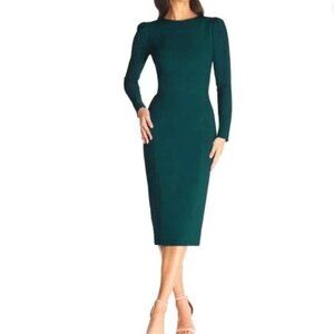 Dress the Population GUC Size XXS Nadia Dress in Pine